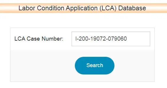 H-1B Database LCA Details